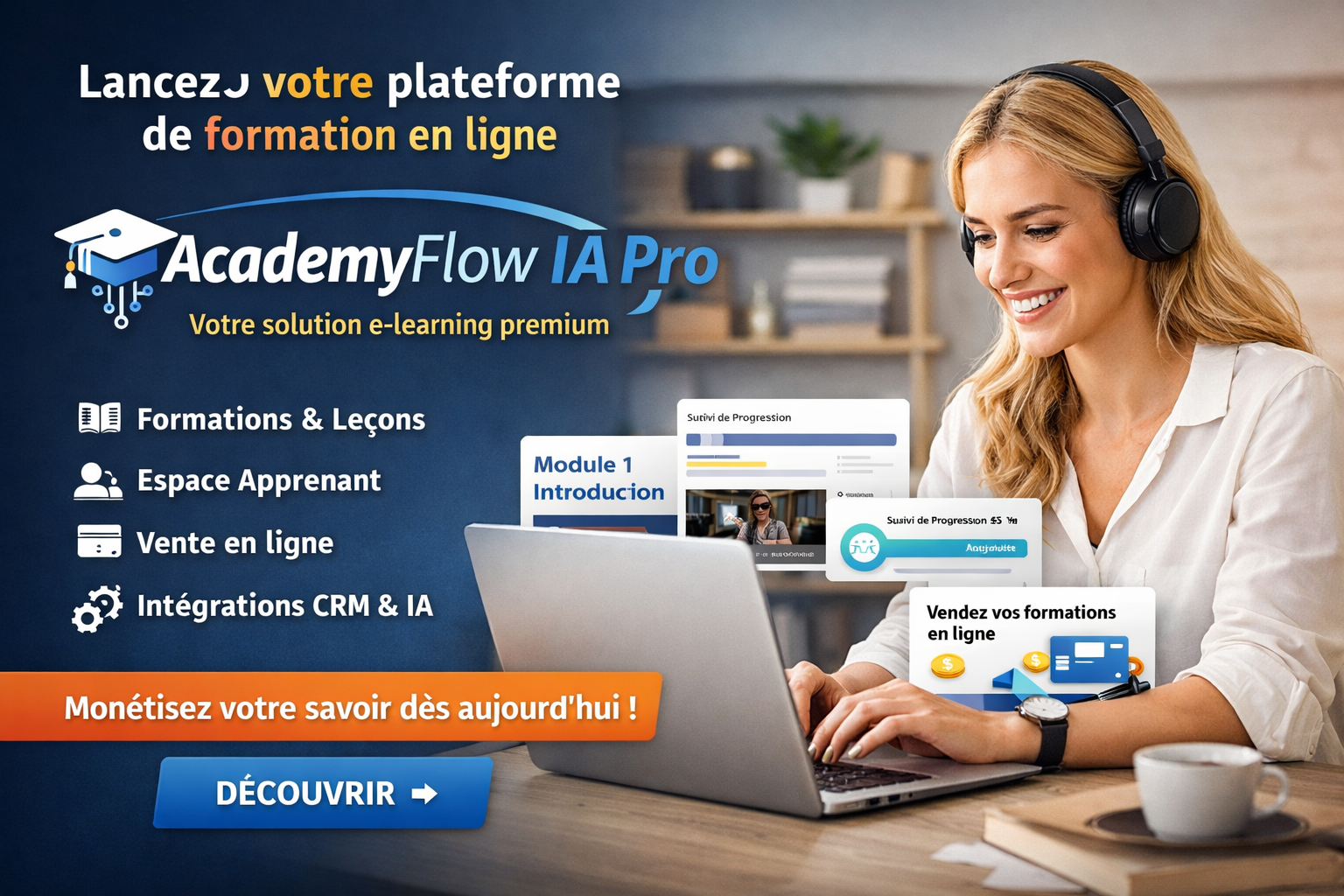 Découvrez notre module E-learning DEMO AcademyFlow IA Pro